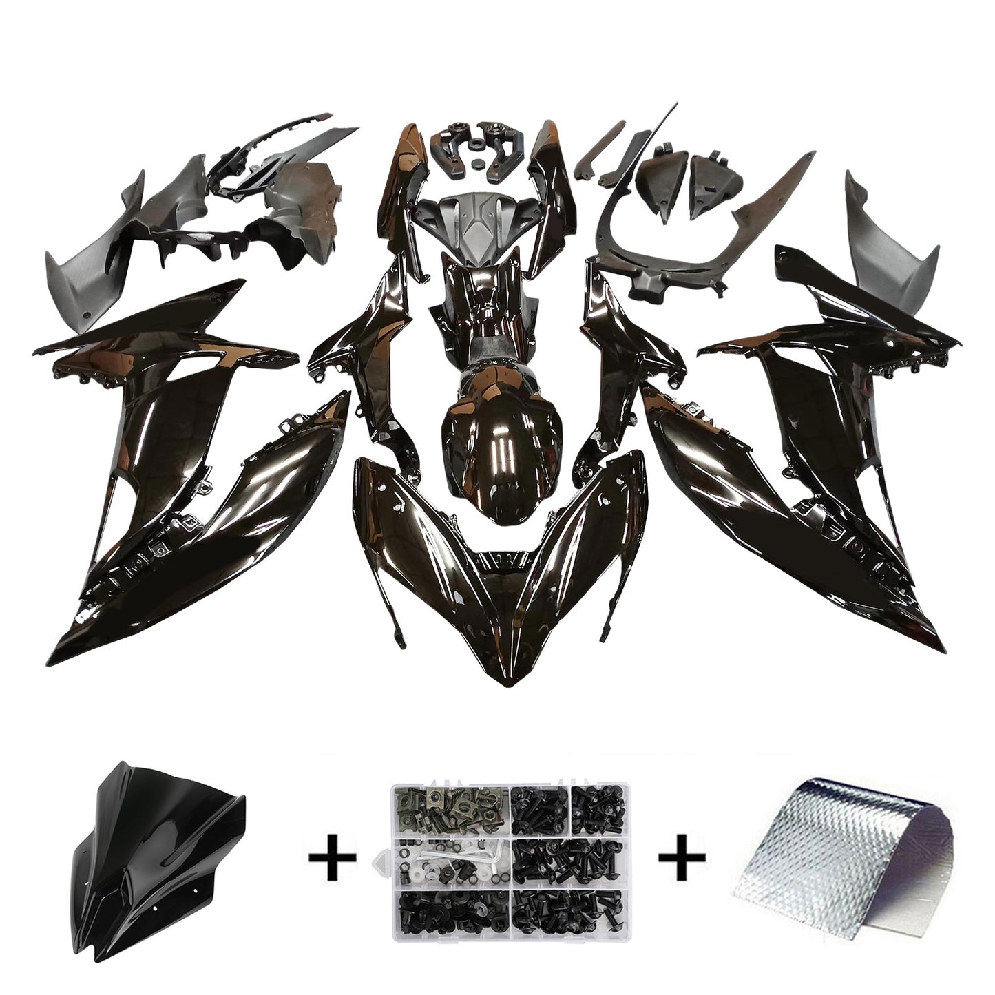 2017-2019 Kawasaki ER6F/Ninja650R Injection Fairing Kit Bodywork Plastic ABS#110