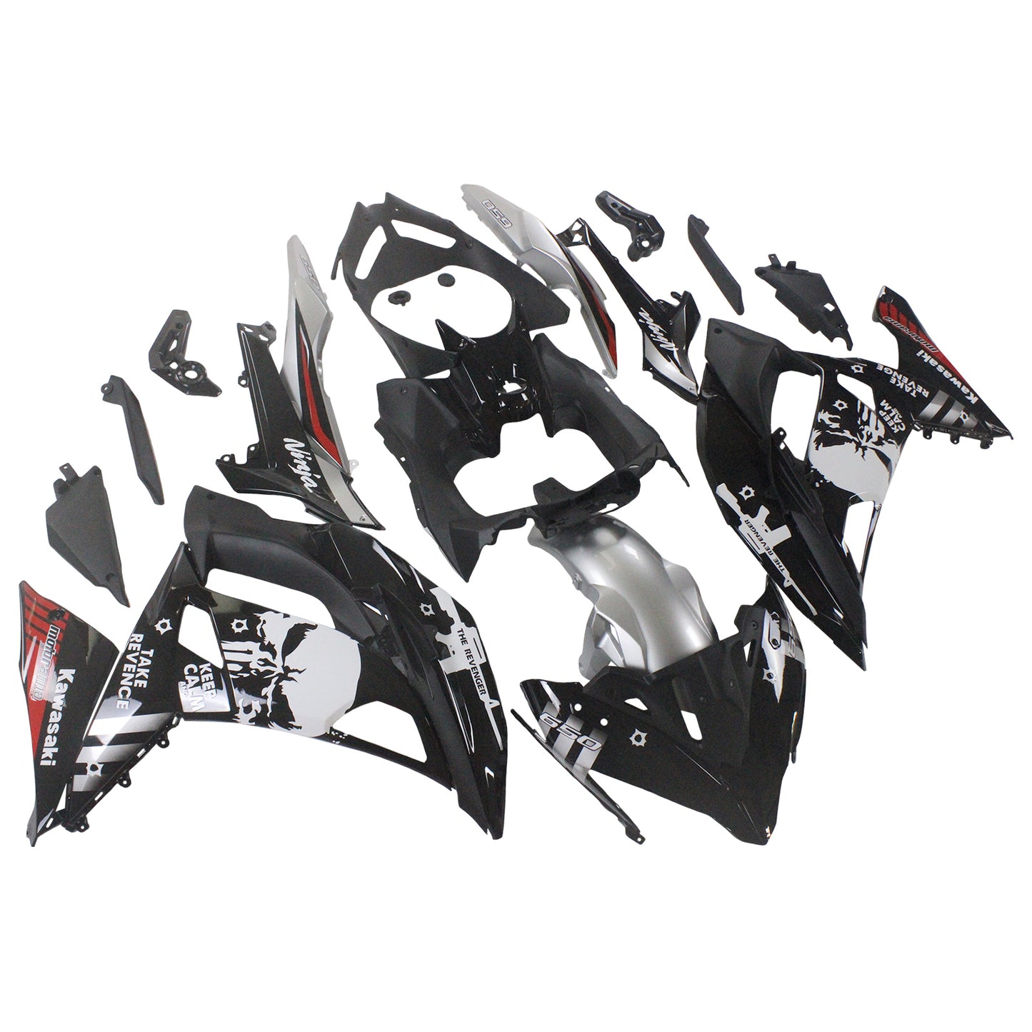 2017-2019 Kawasaki ER6F/Ninja650R Injection Fairing Kit Bodywork Plastic ABS#117