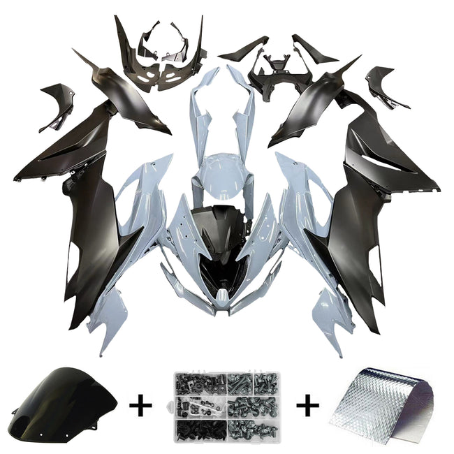 2019-2020 Kawasaki ZX6R Amotopart Injection Fairing Kit Bodywork Plastic ABS #101