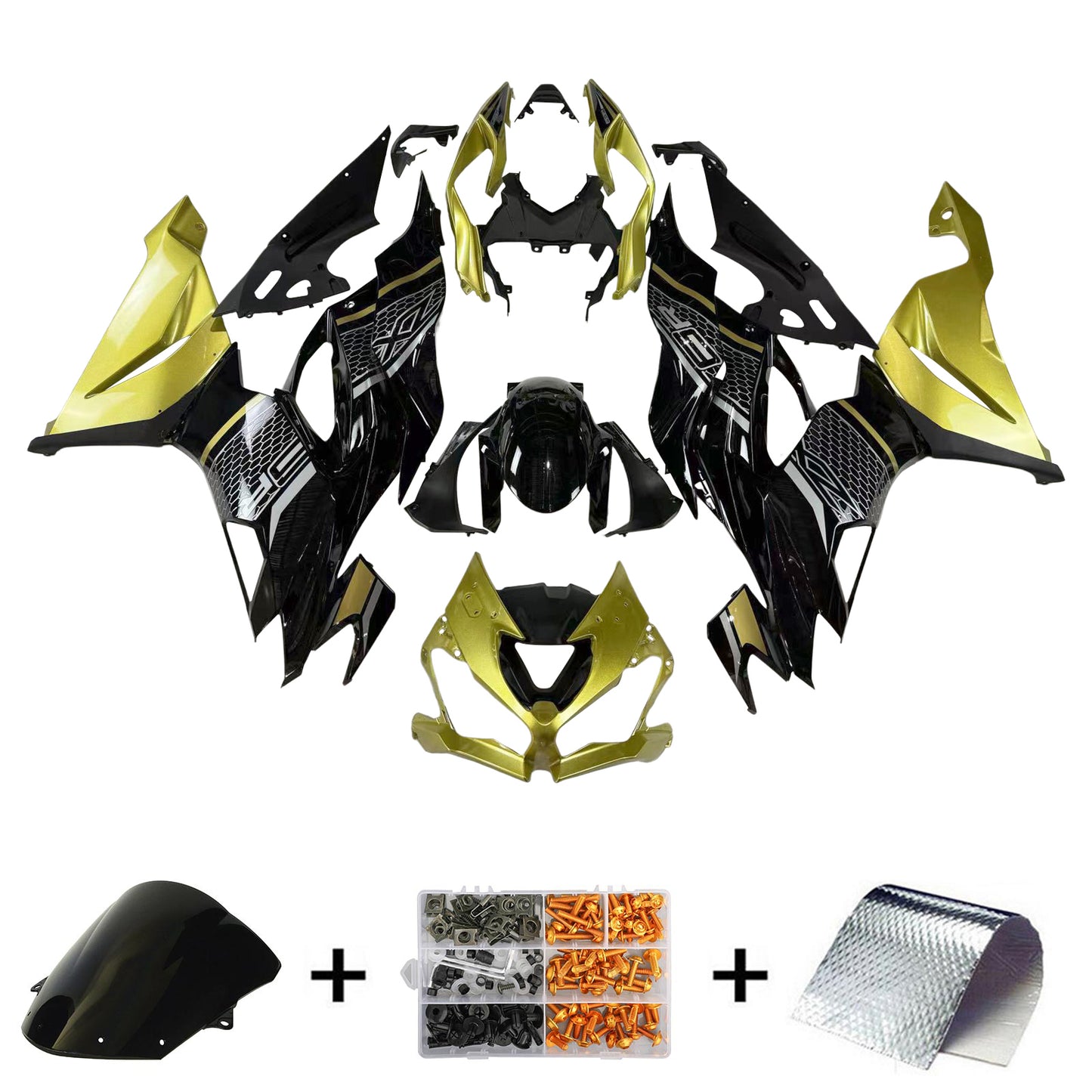2019-2023 Kawasaki ZX6R Fairing Kit Bodywork Plastic ABS