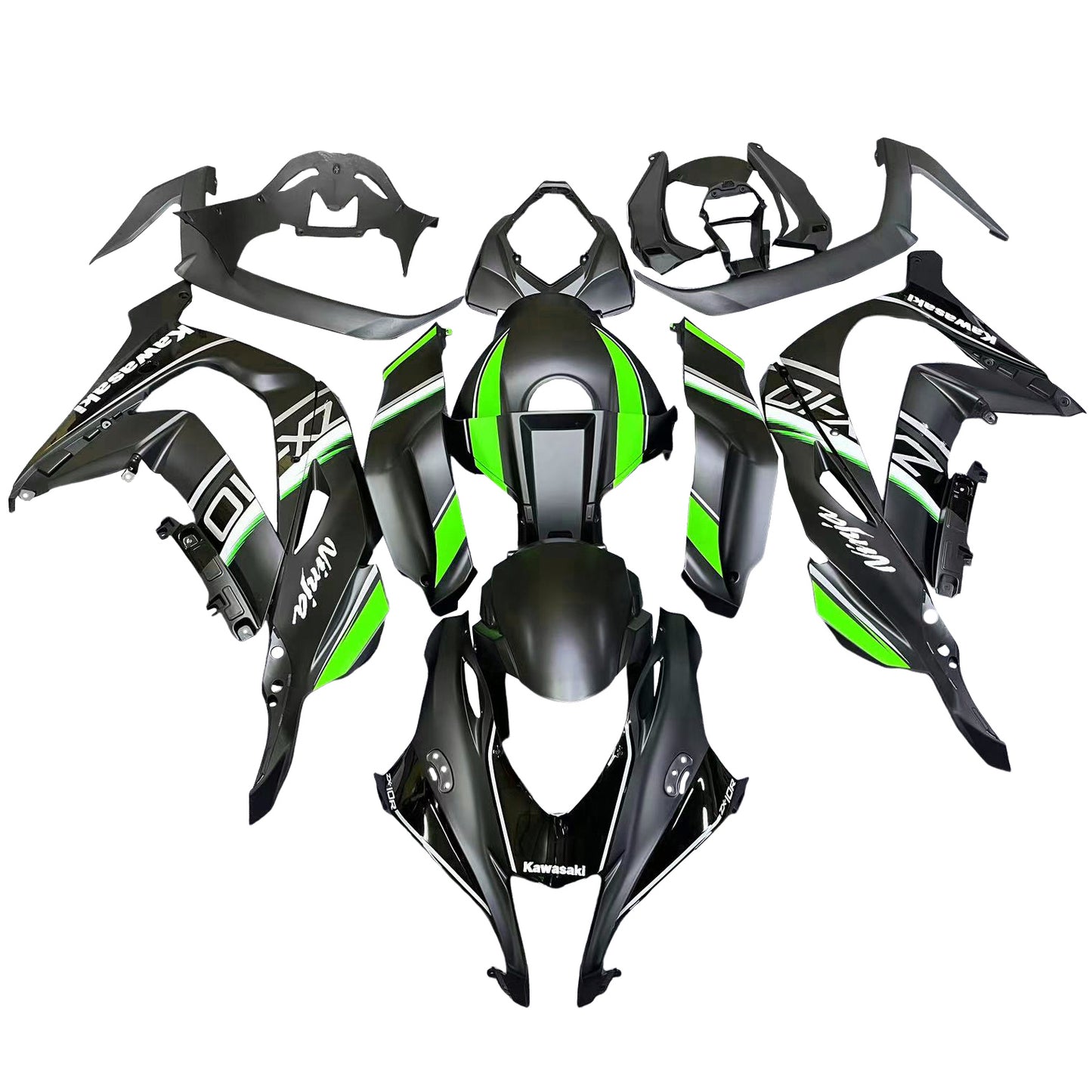 2016-2020 Kawasaki ZX10R Injection Fairing Kit Bodywork Plastic ABS#144