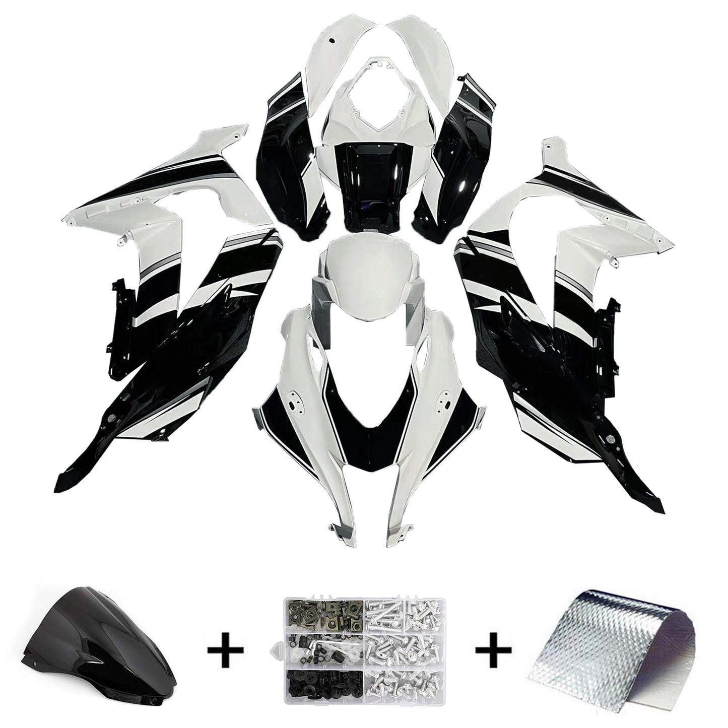 2016-2020 Kawasaki ZX10R Injection Fairing Kit Bodywork Plastic ABS#159