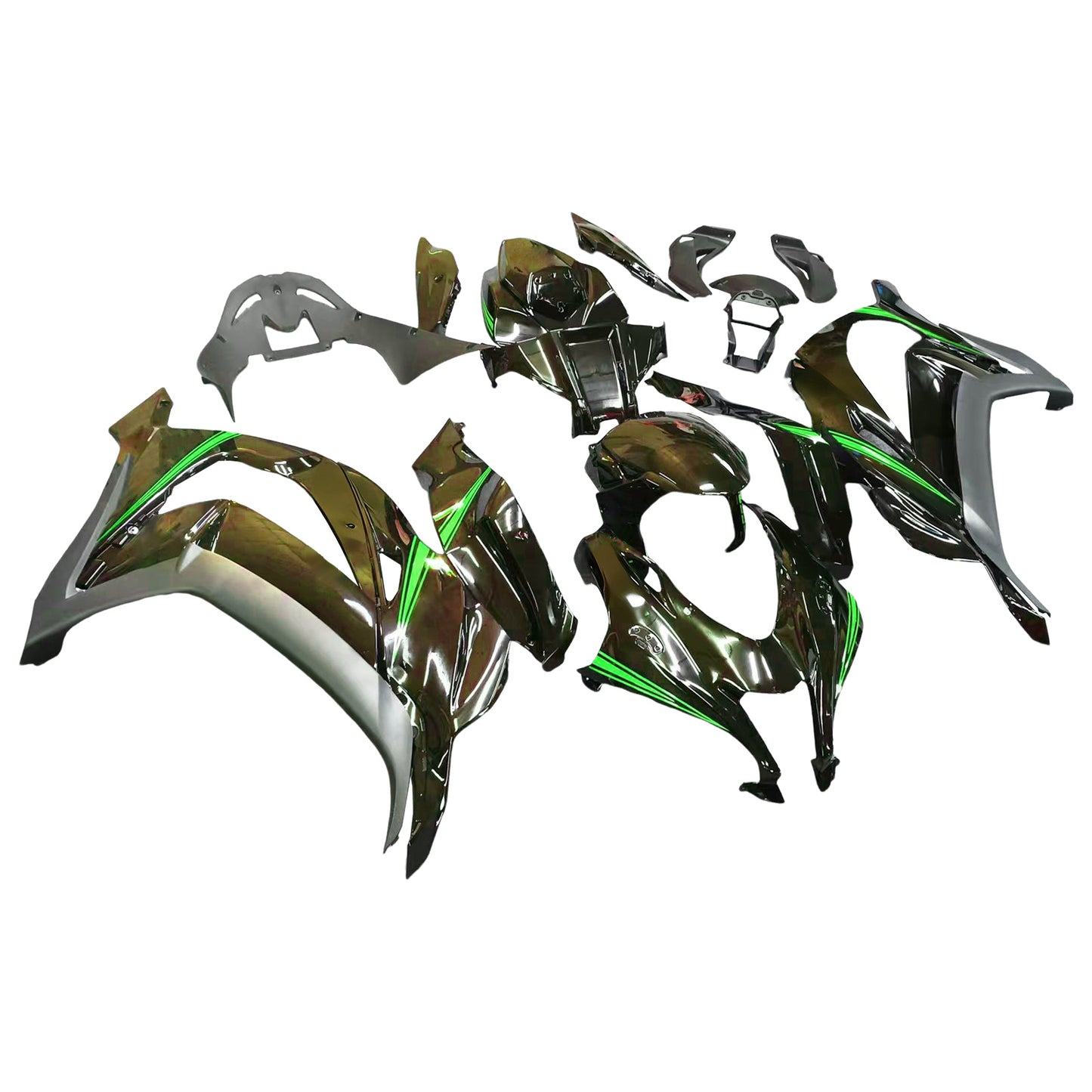2016-2020 Kawasaki ZX10R Injection Fairing Kit Bodywork Plastic ABS#177