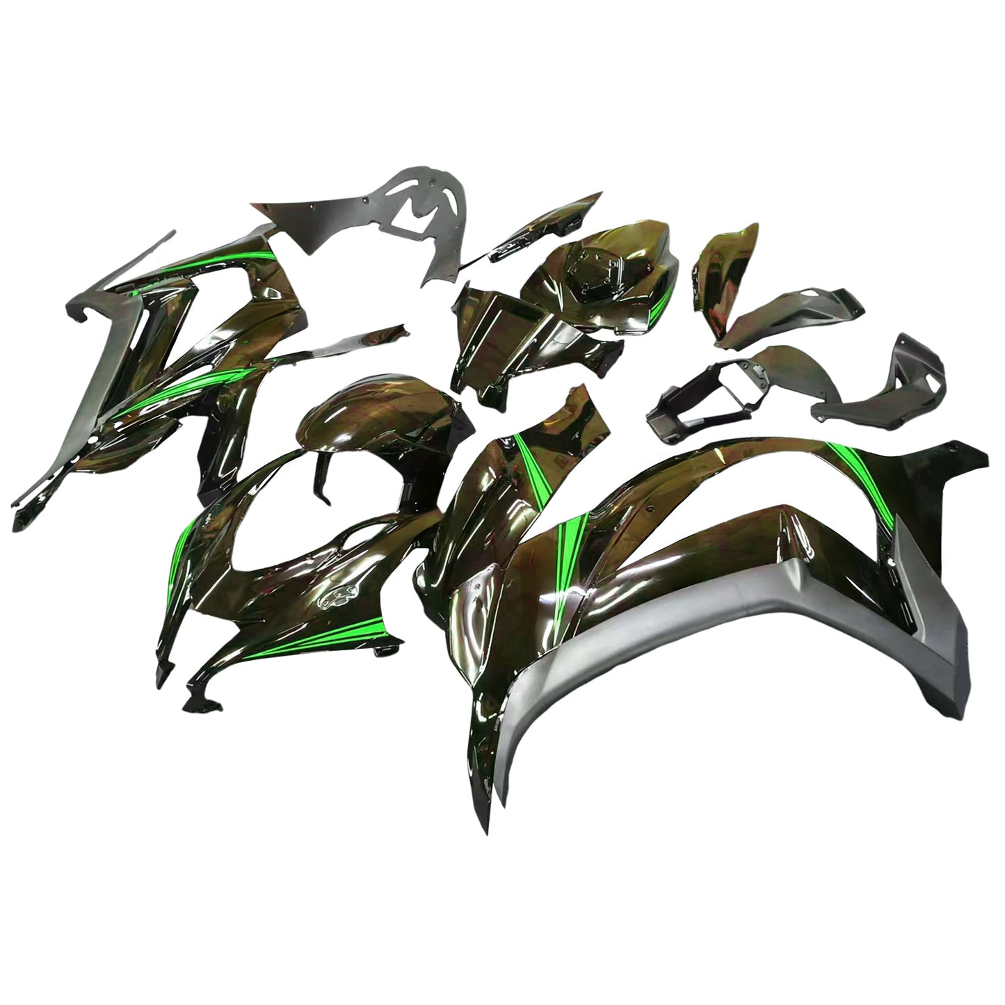 2016-2020 Kawasaki ZX10R Injection Fairing Kit Bodywork Plastic ABS#177