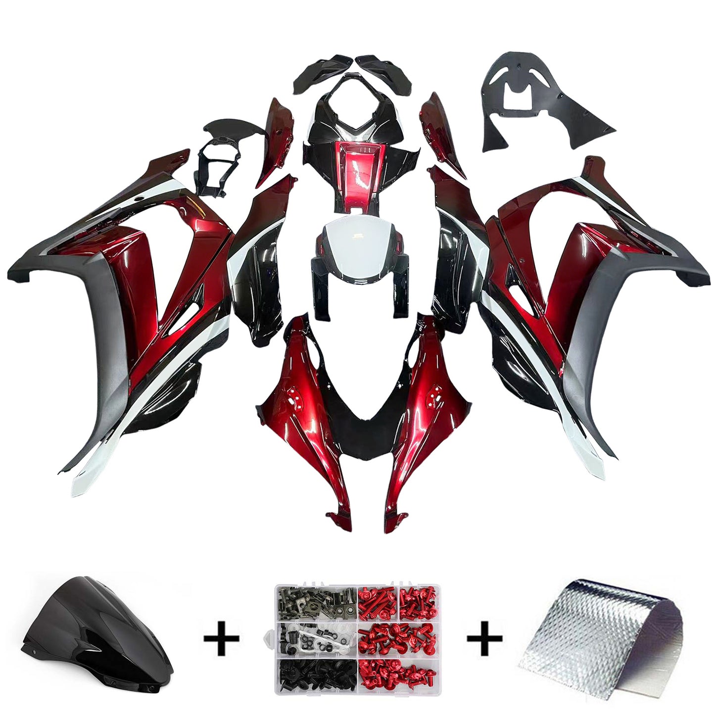 2016-2020 Kawasaki ZX10R Injection Fairing Kit Bodywork Plastic ABS#178
