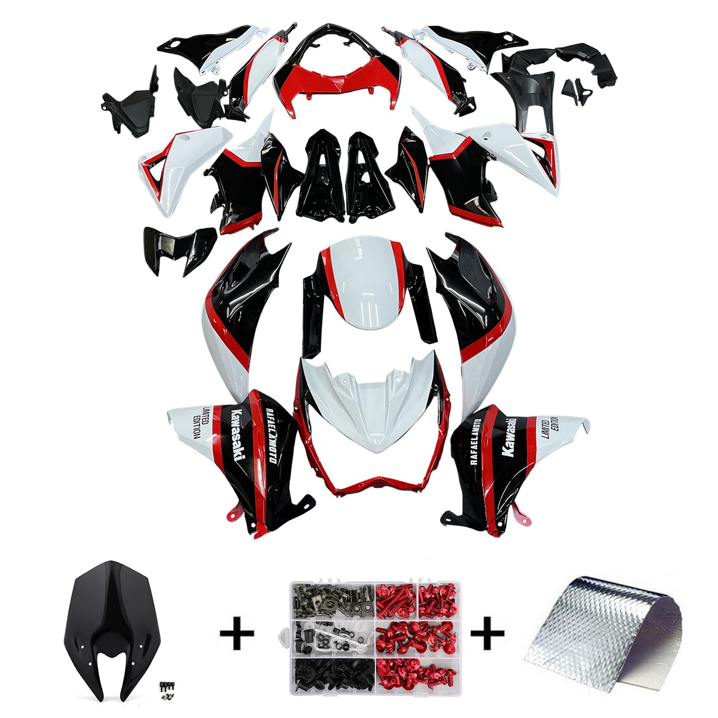 2013-2018 Kawasaki Z800 Injection Fairing Kit Bodywork Plastic ABS#113