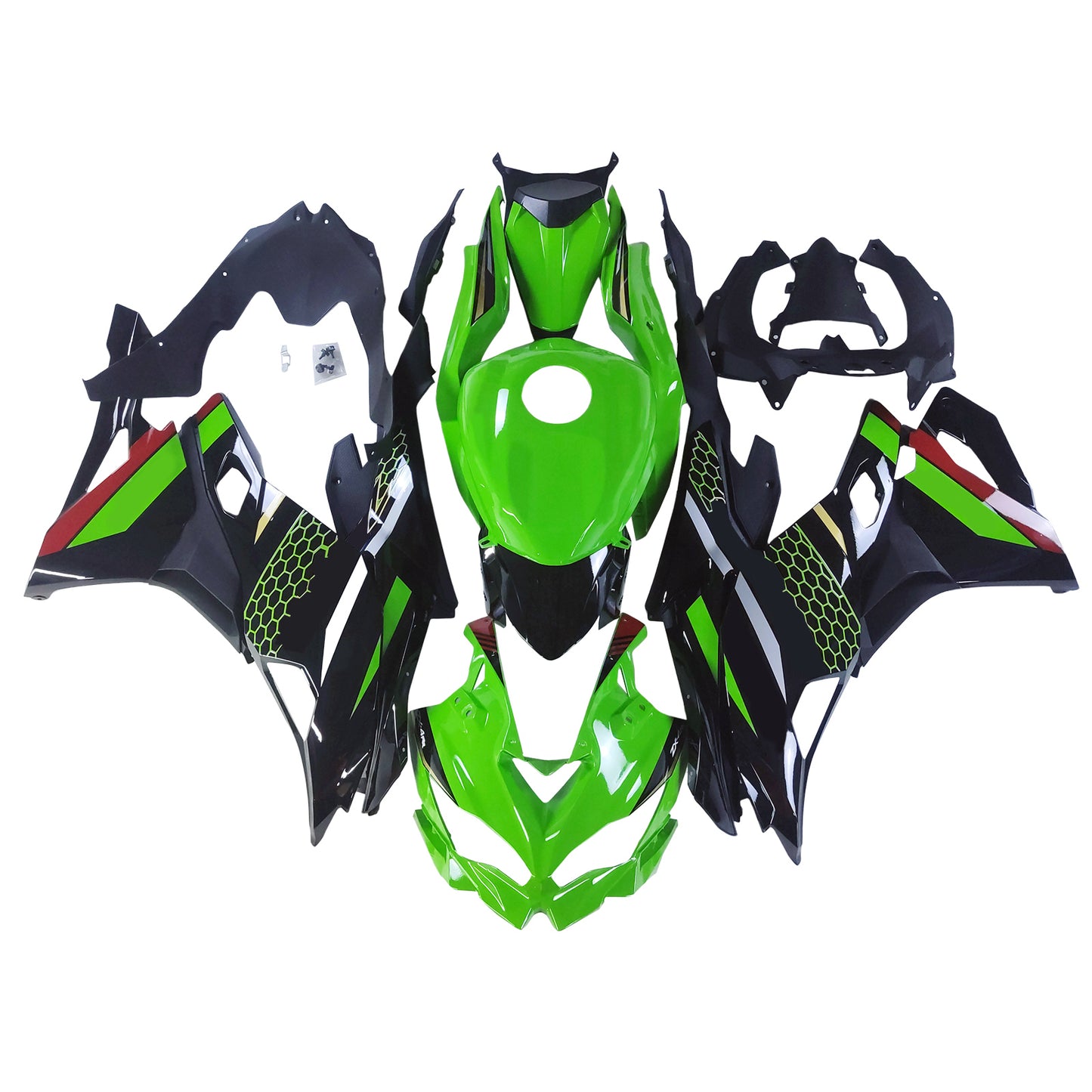 2019-2025 Kawasaki Ninja ZX-25R Amotopart Injection Fairing Kit Bodywork ABS #102