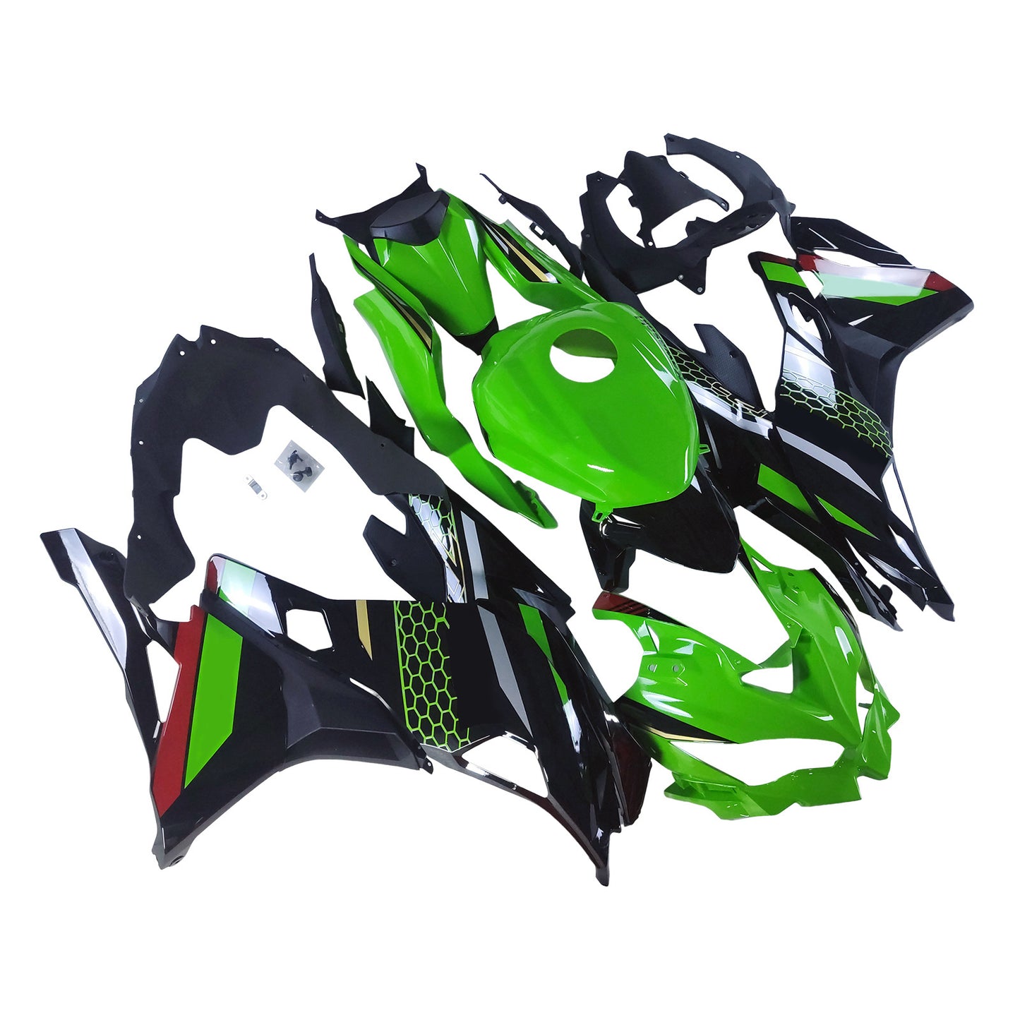 2019-2025 Kawasaki Ninja ZX-25R Amotopart Injection Fairing Kit Bodywork ABS #102