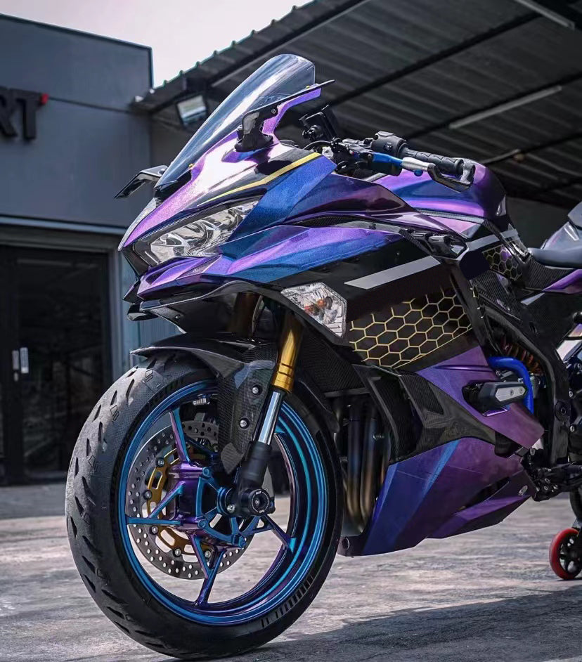 2019-2025 Kawasaki Ninja ZX-25R Amotopart Injection Fairing Kit Bodywork ABS #102
