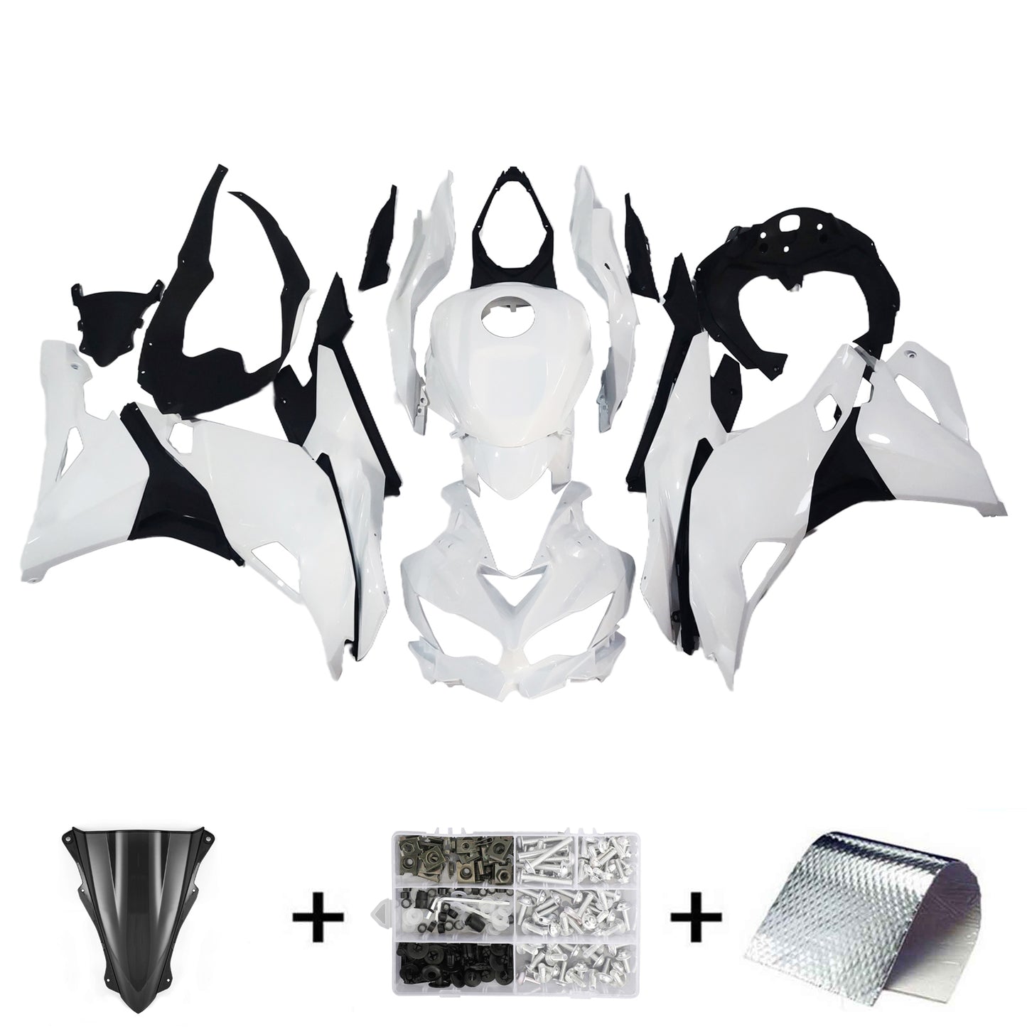 2019-2025 Kawasaki Ninja ZX-25R Amotopart Injection Fairing Kit Bodywork ABS #102