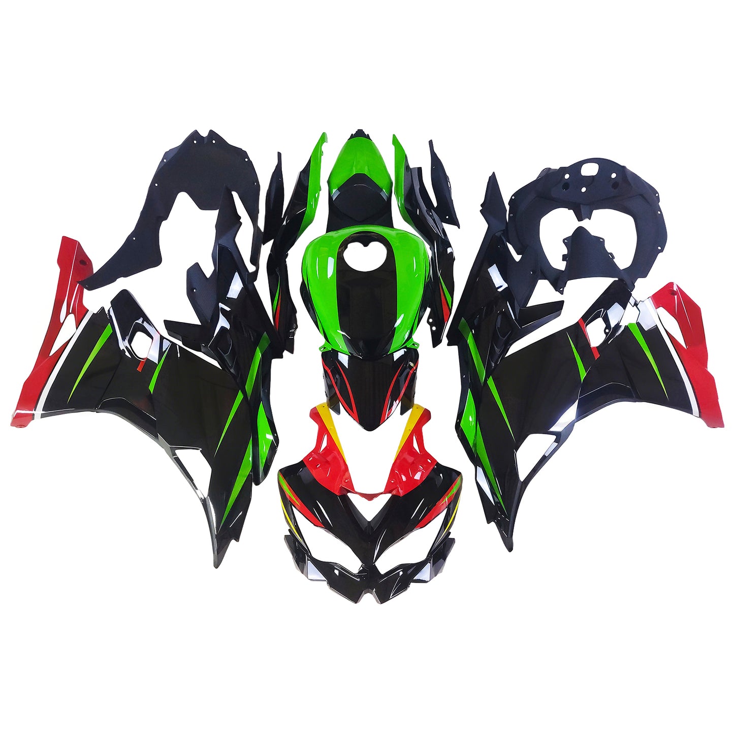 2019-2025 Kawasaki Ninja ZX-25R Amotopart Injection Fairing Kit Bodywork ABS #102