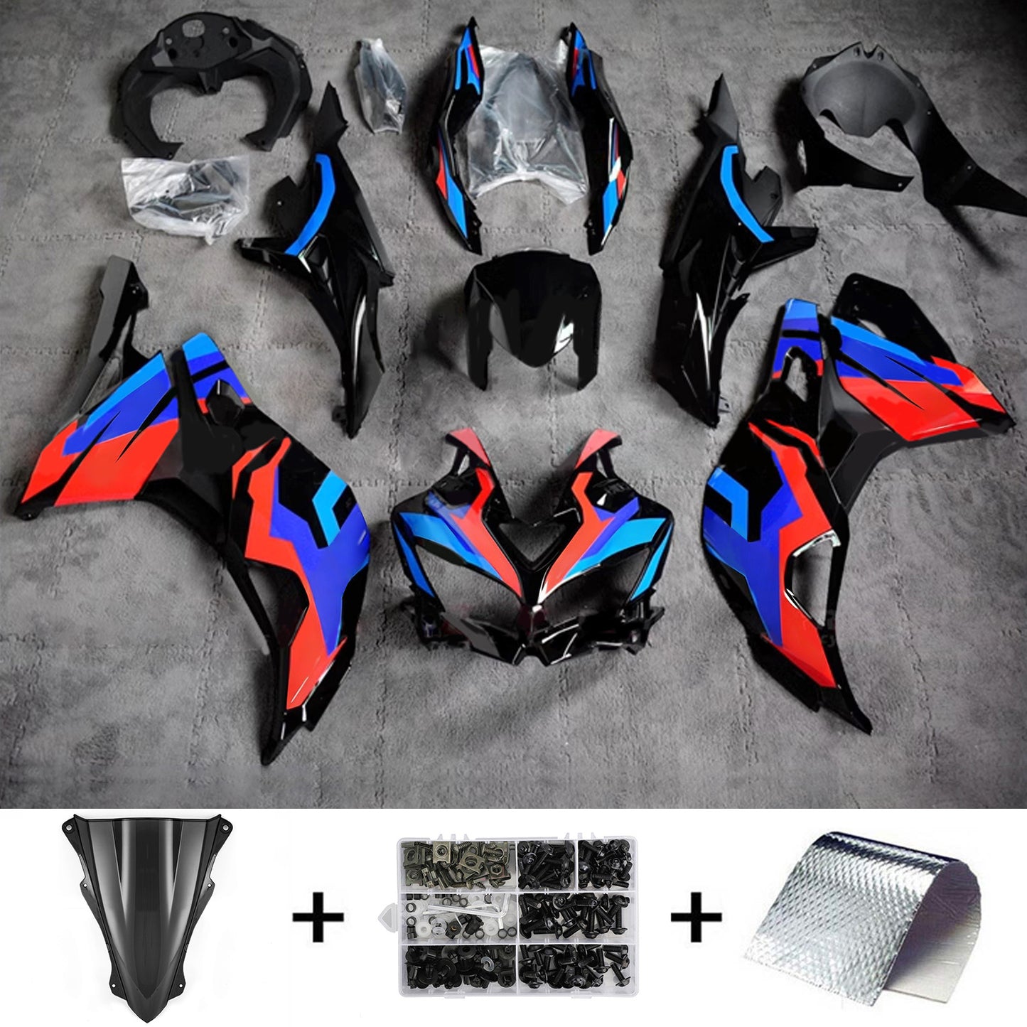 2019-2025 Kawasaki Ninja ZX-25R Amotopart Injection Fairing Kit Bodywork ABS #102