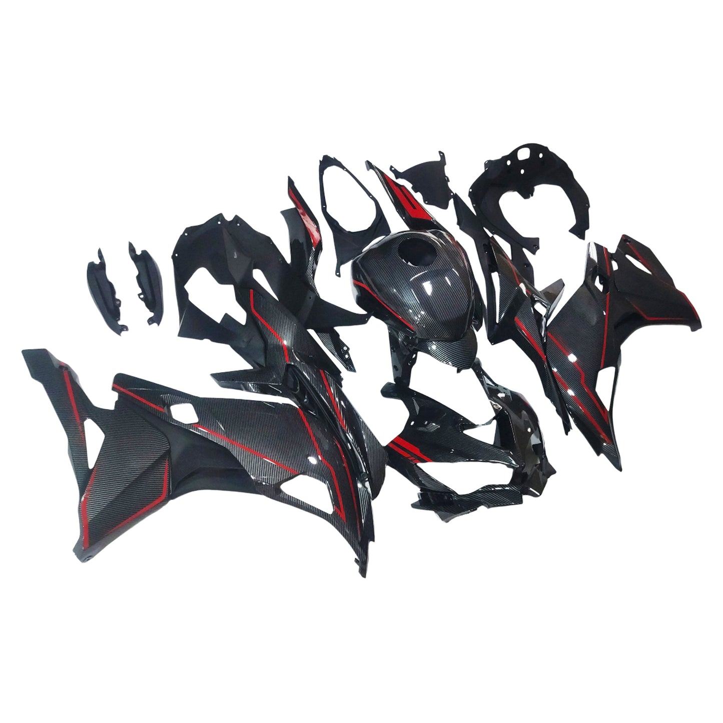 2019-2025 Kawasaki Ninja ZX-25R Amotopart Injection Fairing Kit Bodywork ABS #102