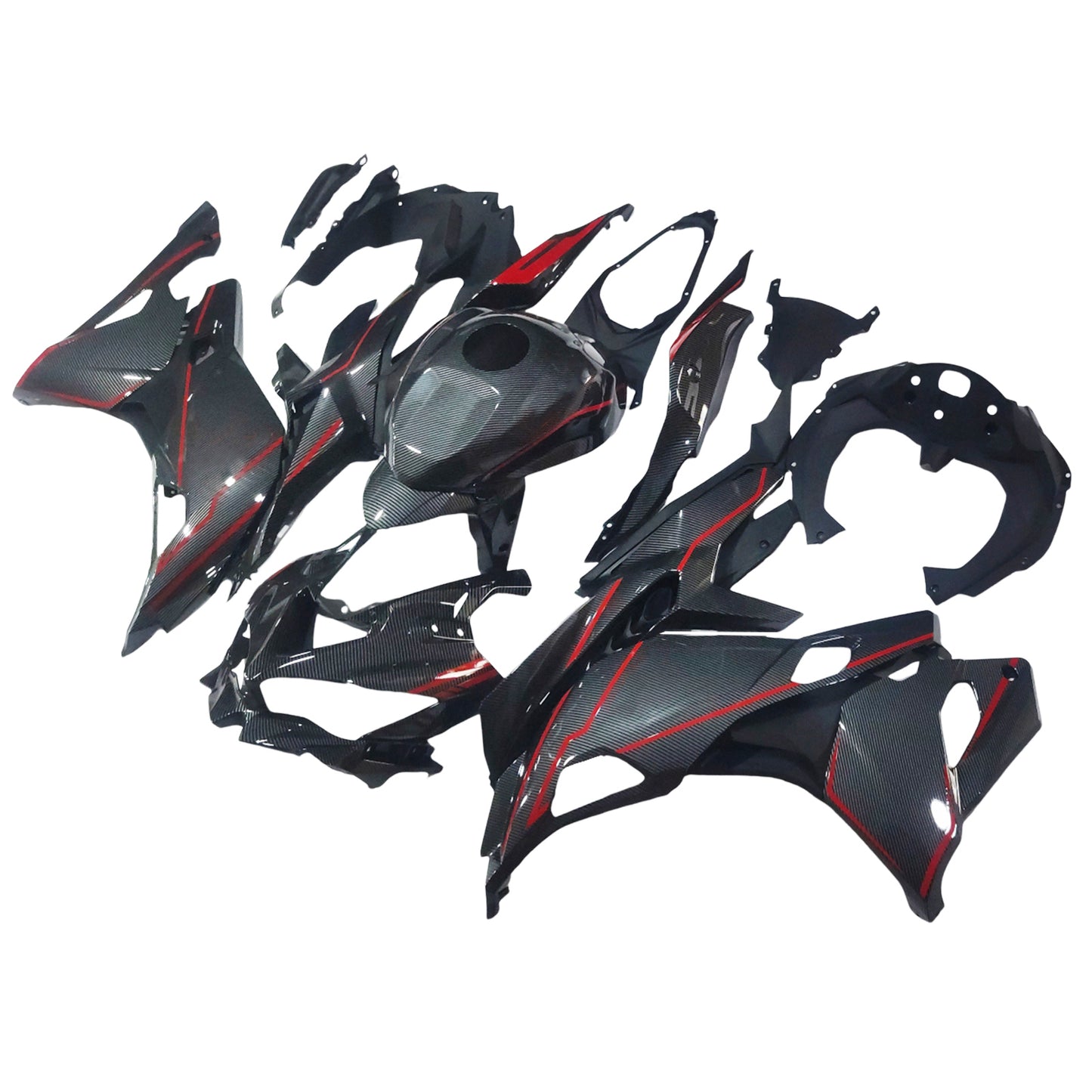 2019-2025 Kawasaki Ninja ZX-25R Amotopart Injection Fairing Kit Bodywork ABS #102