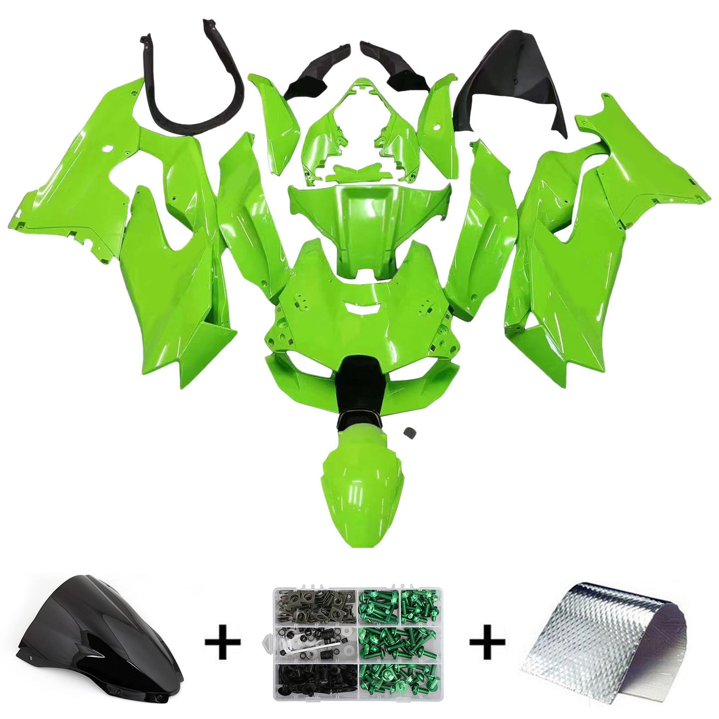 2021-2024 Kawasaki ZX-10R ZX10R Amotopart Injection Fairing Kit Bodywork ABS #101