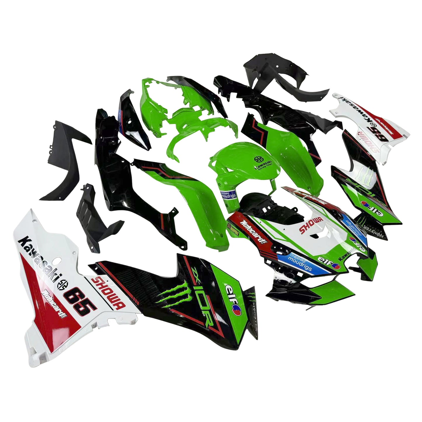 2021-2024 Kawasaki ZX-10R ZX10R Amotopart Injection Fairing Kit Bodywork ABS #101