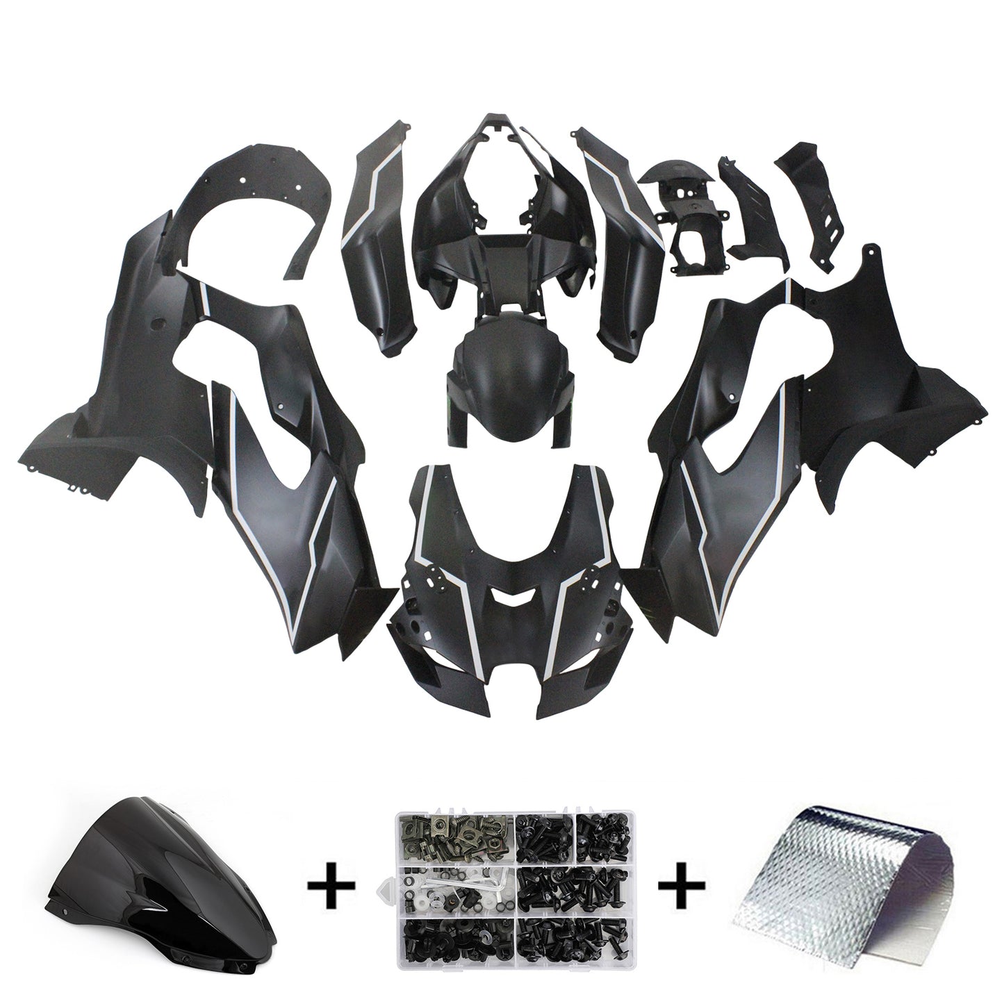 2021-2024 Kawasaki ZX-10R ZX10R Amotopart Injection Fairing Kit Bodywork ABS #101
