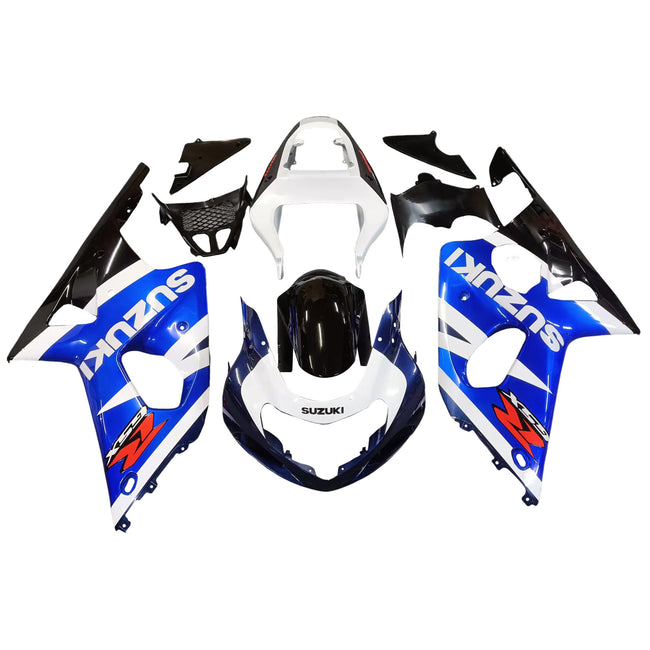 2000-2002 Suzuki GSXR 1000 Blue White Black GSXR Racing Amotopart Fairings