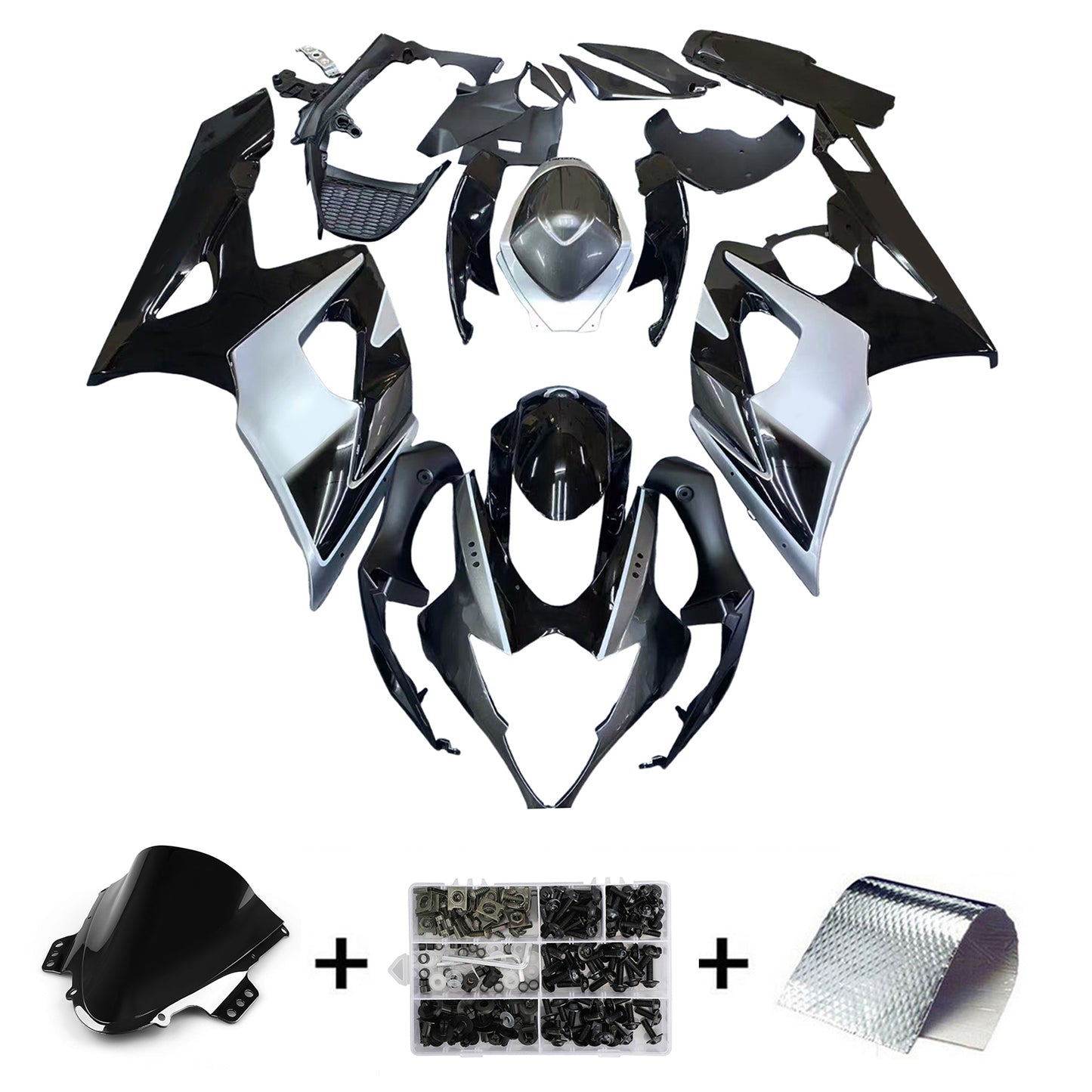 2005-2006 Suzuki GSXR1000 Injection Fairing Kit Bodywork Plastic ABS #11