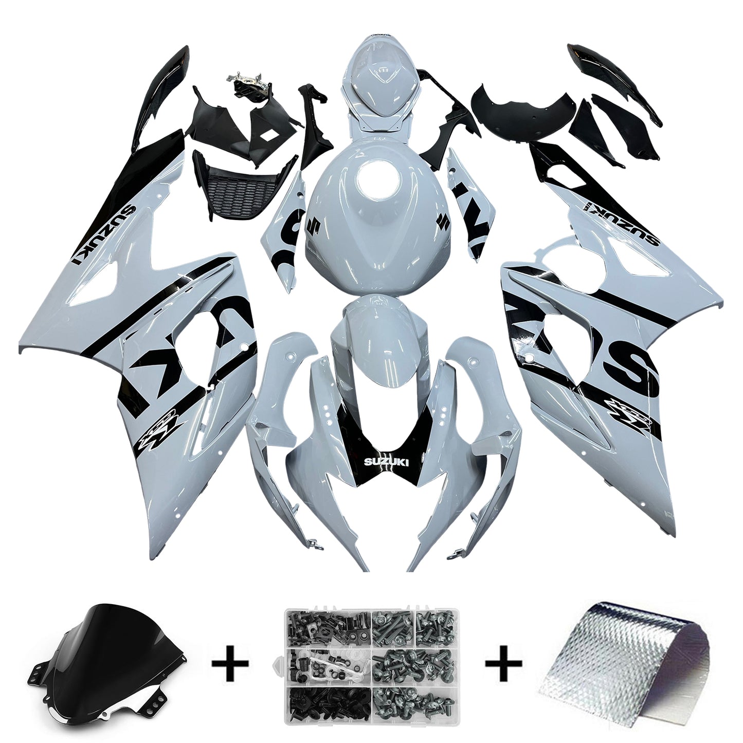 2005-2006 Suzuki GSXR1000 K5 Fairing Kit Bodywork Plastic ABS