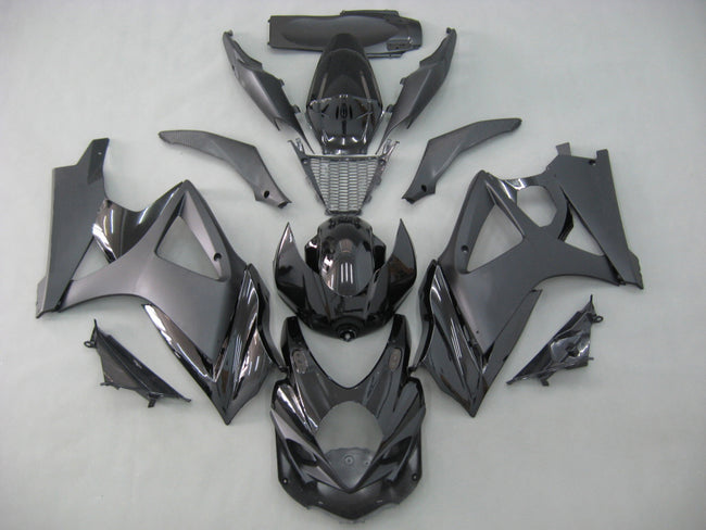 2007-2008 Suzuki GSXR 1000 All Black GSXR Racing Amotopart Fairings Customs Fairing