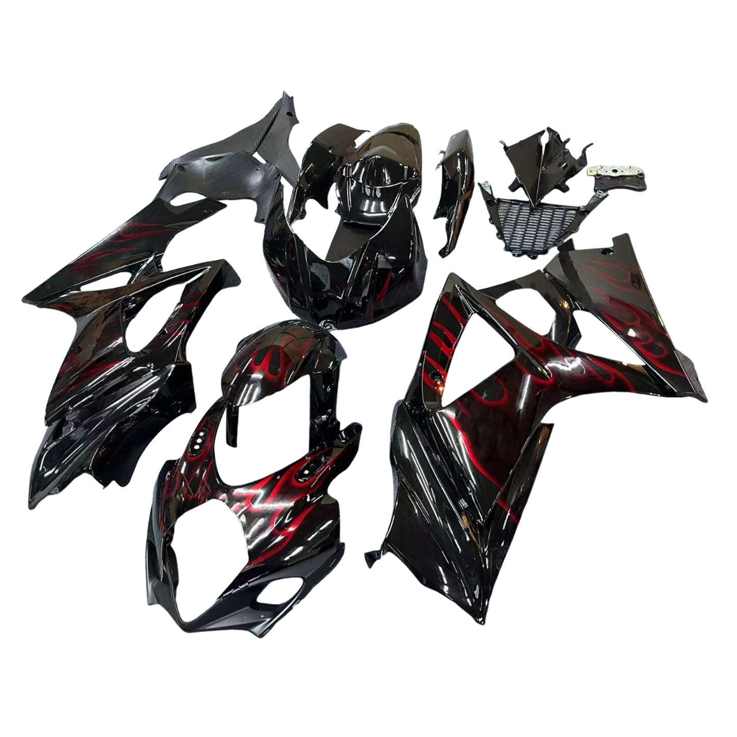 2007-2008 Suzuki GSXR1000 K7 Amotopart Injection Fairing Kit Bodywork Plastic ABS #116
