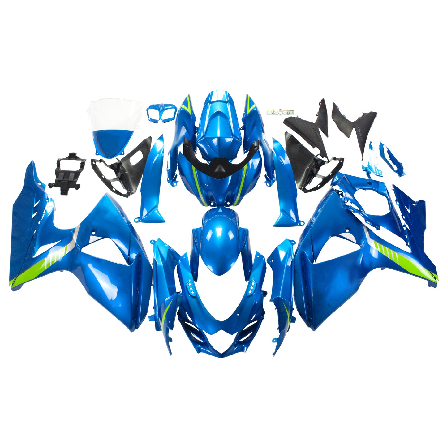 2009-2016 Suzuki GSXR1000 K9 Amotopart Injection Fairing Kit Bodywork Plastic ABS #125
