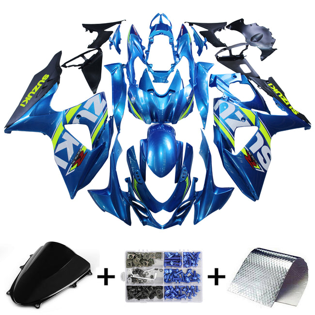 2009-2016 Suzuki GSXR1000 K9 Fairing Kit Bodywork Plastic ABS