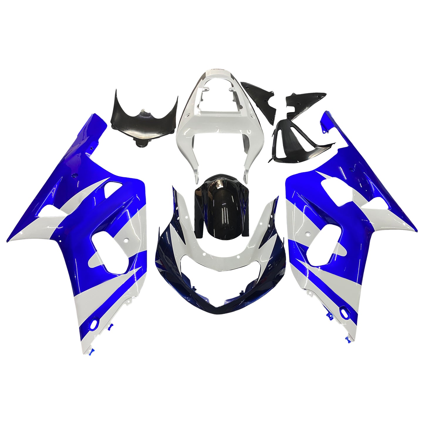 2001-2003 Suzuki GSXR 600 Amotopart Fairings Blue & White GSXR Racing