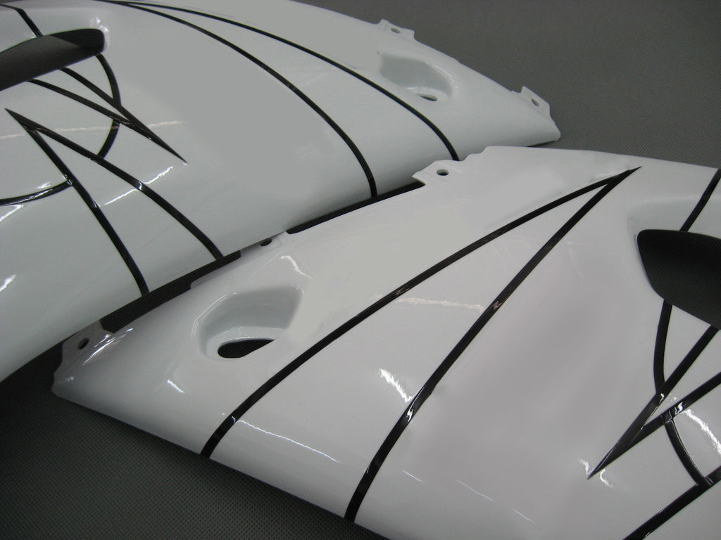 2001-2003 Suzuki GSXR 600 Amotopart Fairings White Black Alstare Corona GSXR Racing