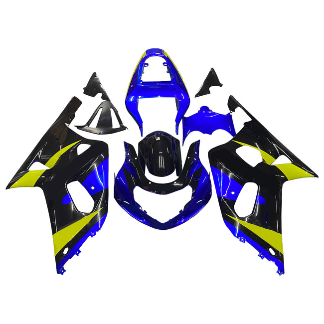2001-2003 Suzuki GSXR 600 Amotopart Fairings Blue & Black GSXR Racing