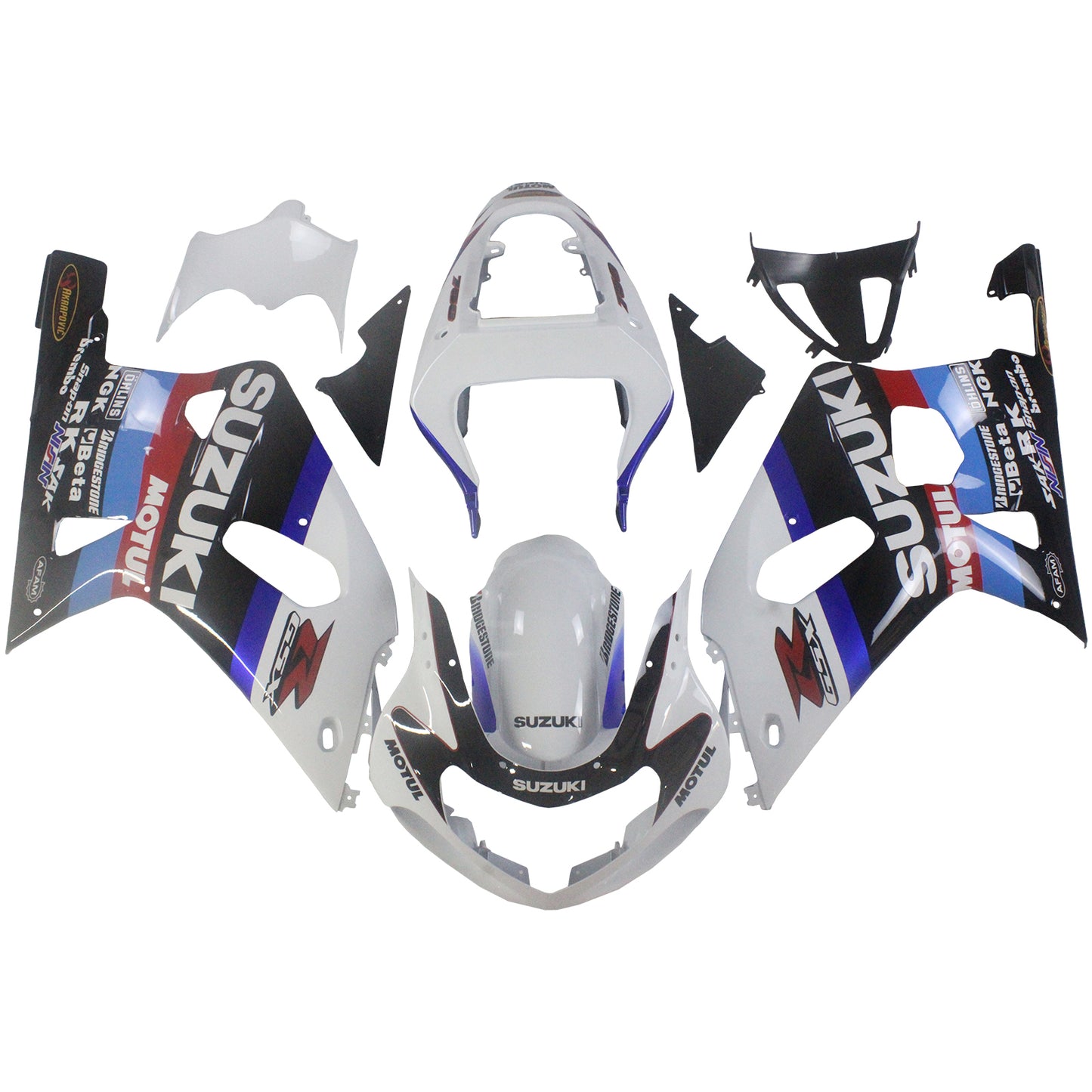 2001-2003 Suzuki GSXR 600 Amotopart Fairings Multi-Color Suzuki GSXR Racing