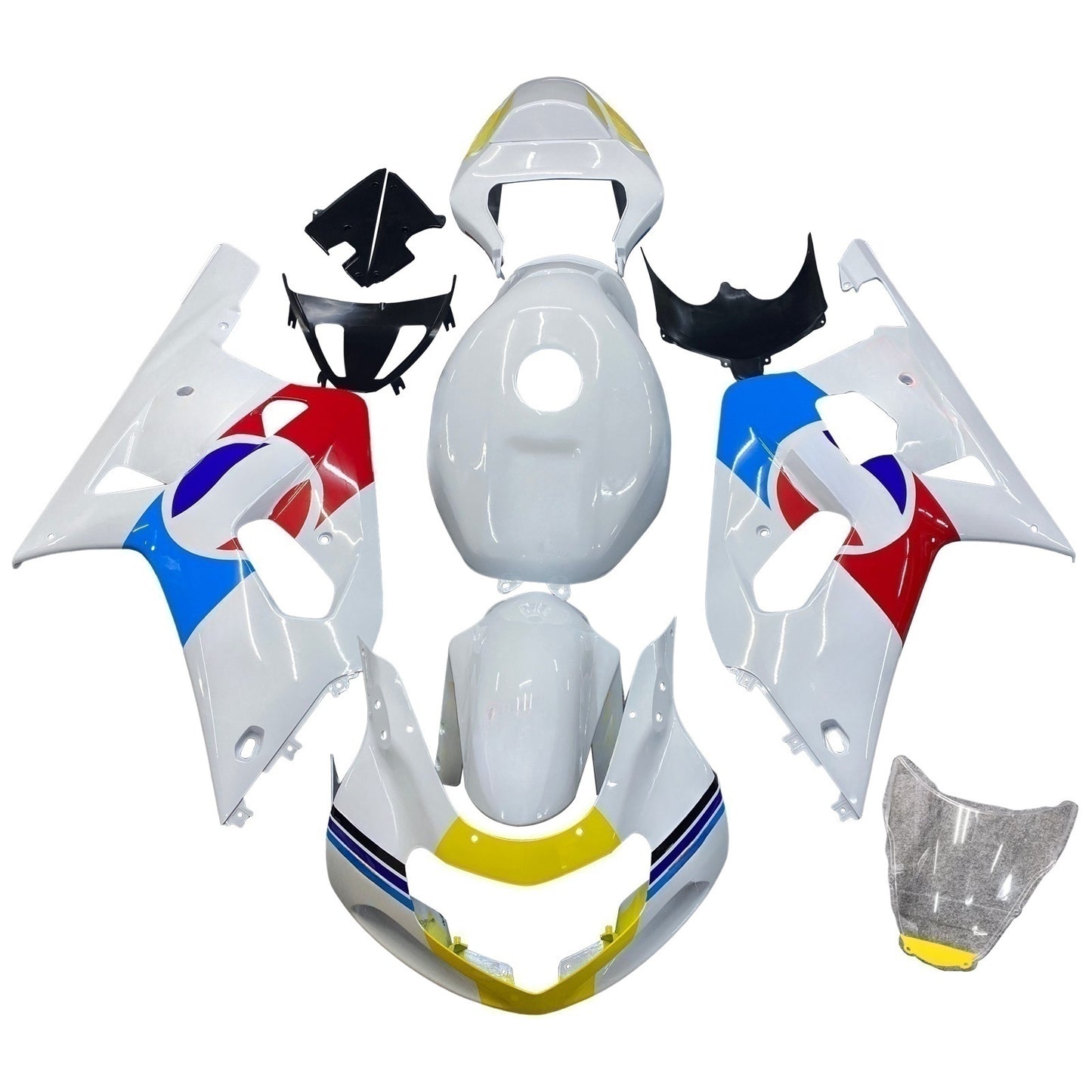 2001-2003 Suzuki GSXR600 GSXR750 K1 Fairing Kit Bodywork Plastic ABS