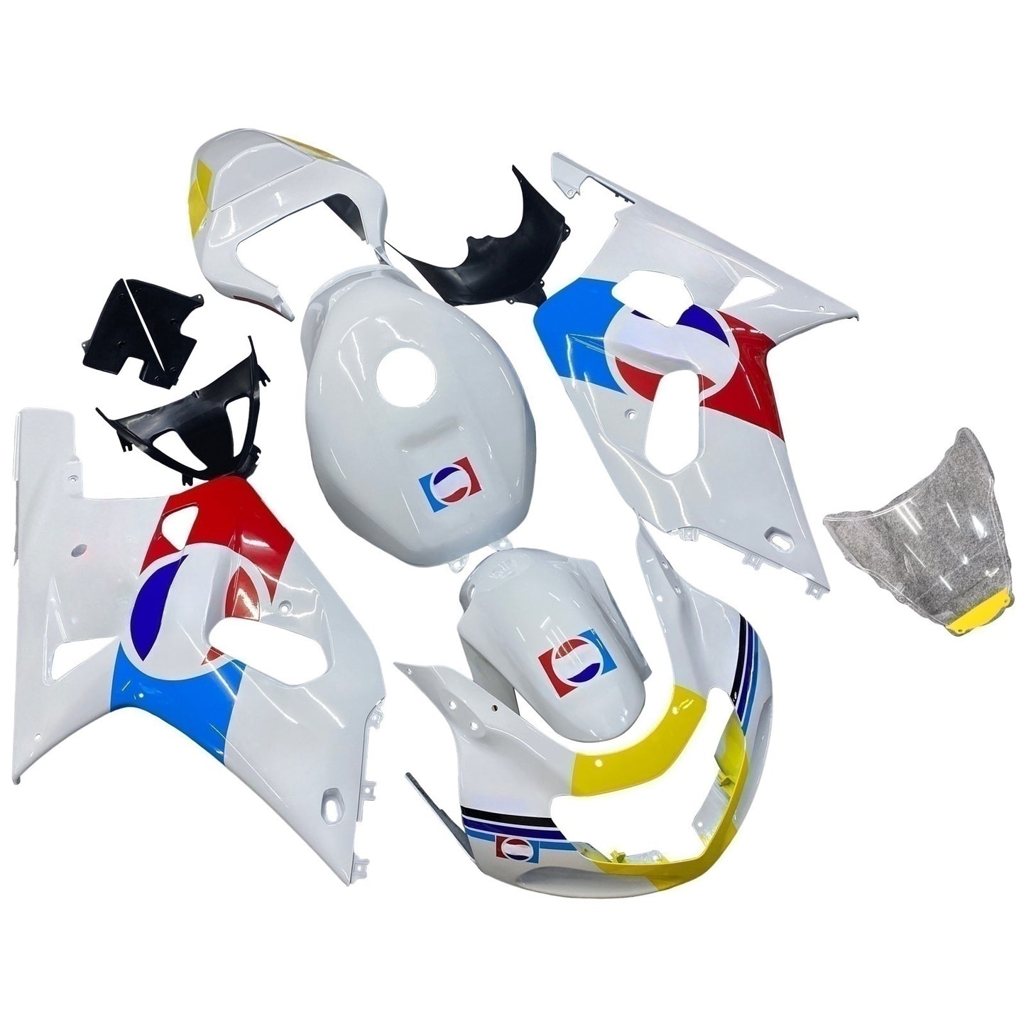 2001-2003 Suzuki GSXR600 GSXR750 K1 Fairing Kit Bodywork Plastic ABS