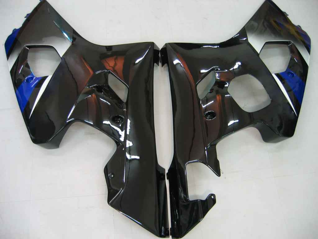 2004-2005 Suzuki GSXR 600 750 Amotopart Fairings Blue Black Silver GSXR Racing