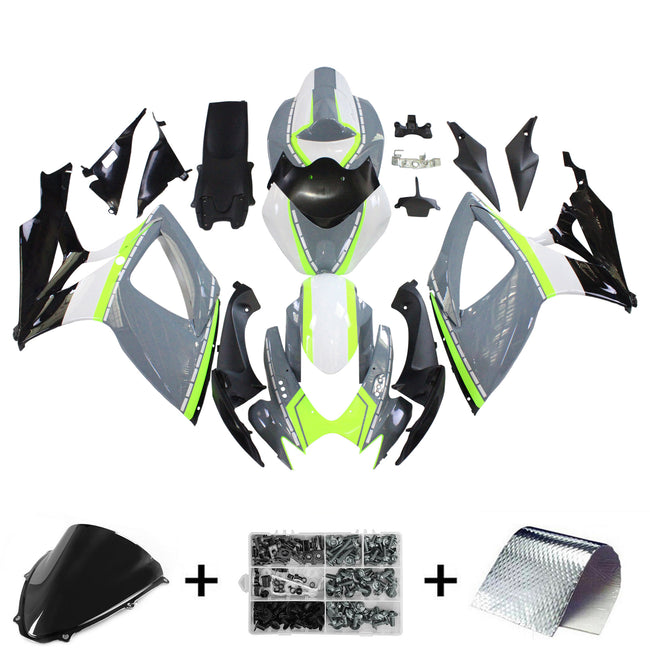 2006-2007 Suzuki GSXR 600/750 K6 Amotopart Injection Fairing Kit Bodywork Plastic ABS #109