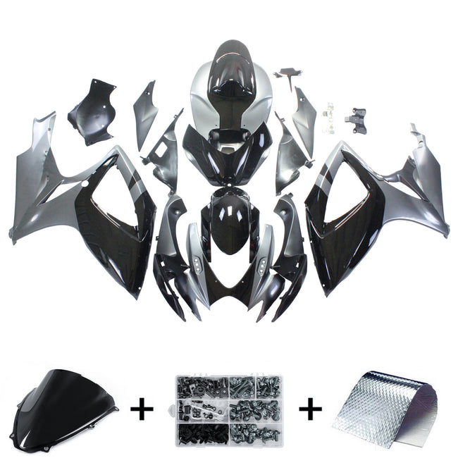 2006-2007 Suzuki GSXR 600/750 K6 Amotopart Injection Fairing Kit Bodywork Plastic ABS #117