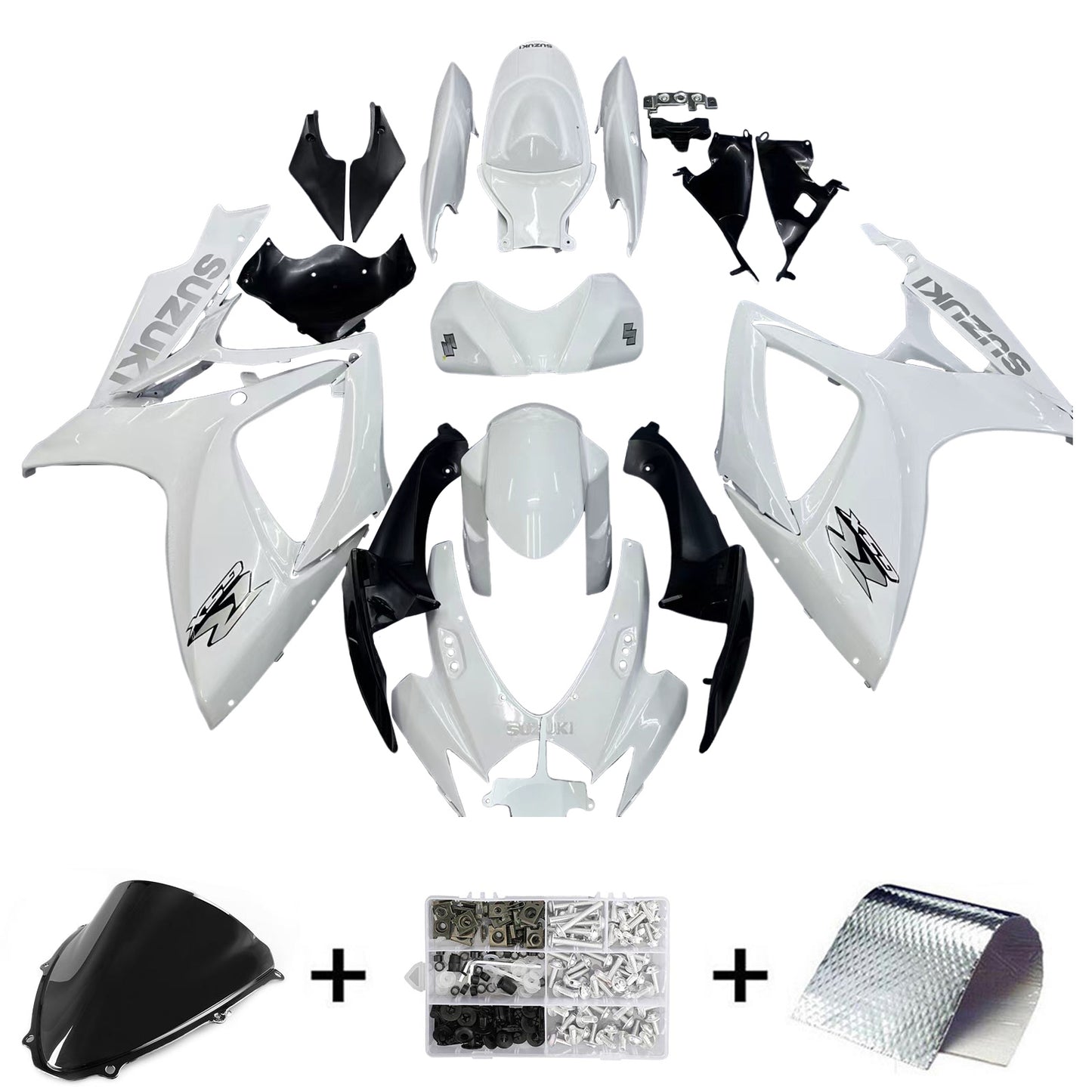 2006-2007 Suzuki GSXR 600/750 K6 Amotopart Injection Fairing Kit Bodywork Plastic ABS #155