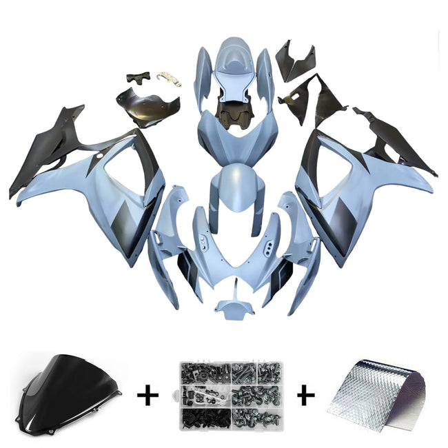 2006-2007 Suzuki GSXR 600/750 K6 Injection Fairing Kit Bodywork Plastic ABS