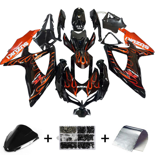 2008-2010 Suzuki GSXR 600/750 K8 Amotopart Injection Fairing Kit Bodywork Plastic ABS #144