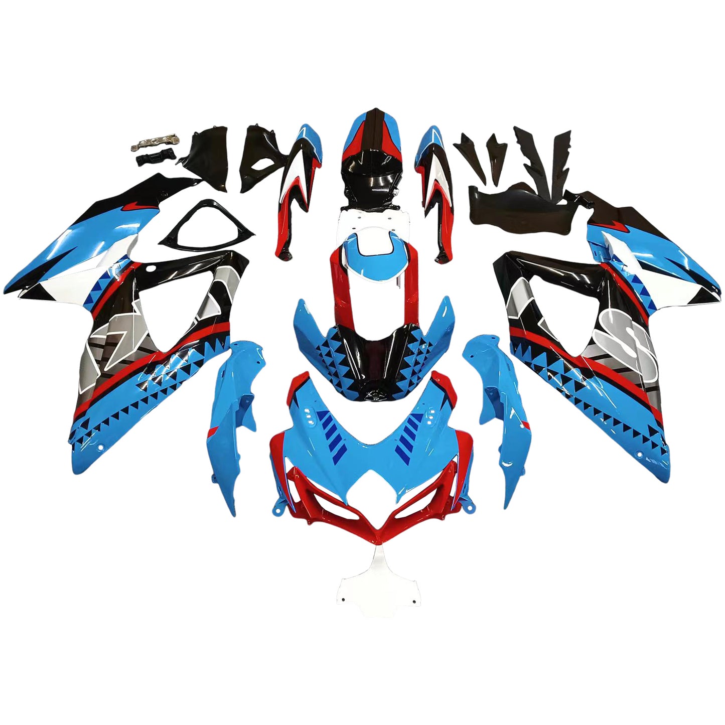 2008-2010 Suzuki GSXR 600/750 K8 Fairing Kit Bodywork Plastic ABS