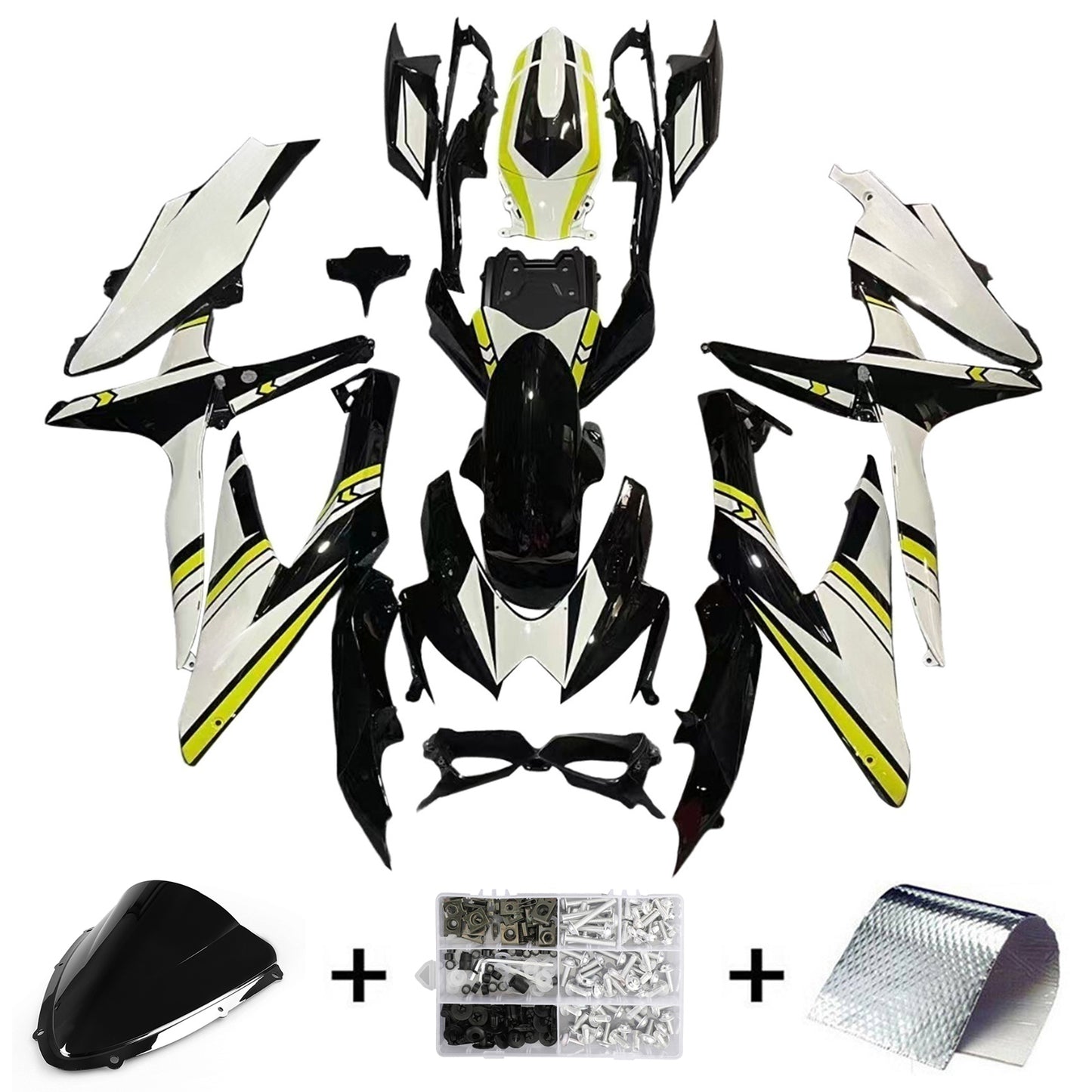 2008-2010 Suzuki GSXR 600/750 K8 Fairing Kit Bodywork Plastic ABS
