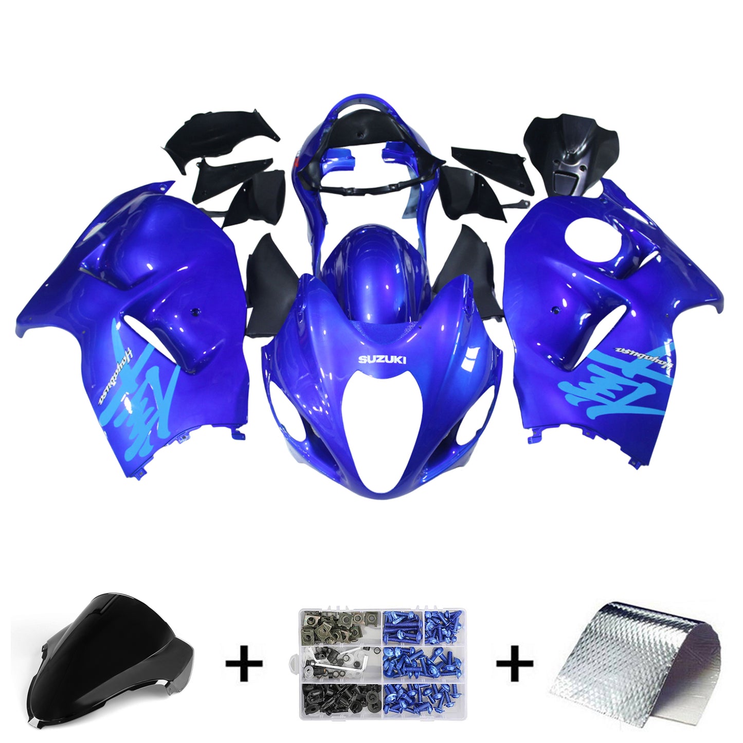 1999-2007 Suzuki Hayabusa GSX1300R Injection Fairing Kit Bodywork Plastic ABS#138