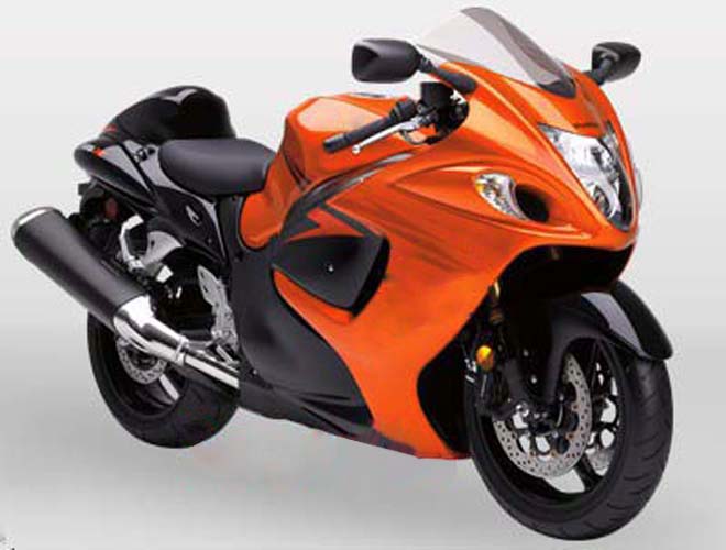 2008-2020 Suzuki GSX 1300 Hayabusa Orange Metallic & Black Fairings Hayabusa Generic