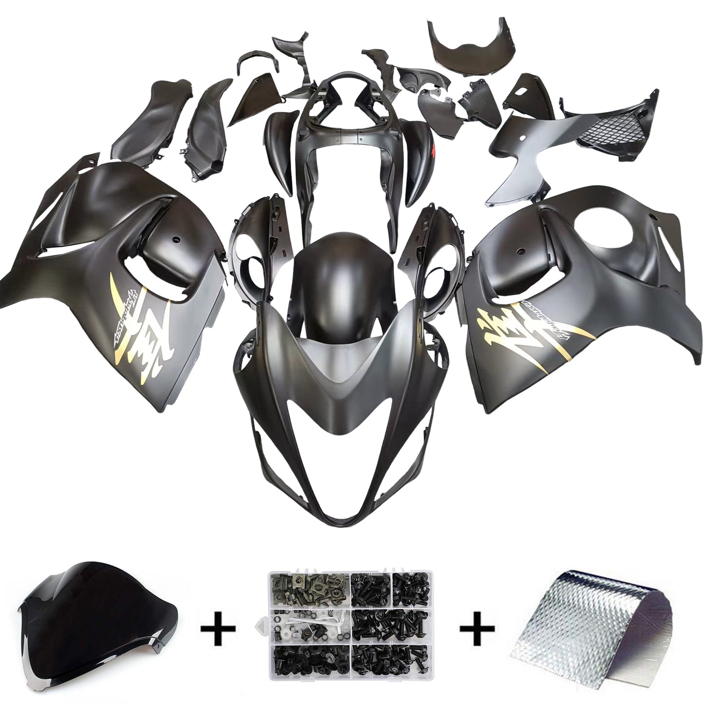 2008-2020 Suzuki Hayabusa GSX1300 Amotopart Injection Fairing Kit Bodywork Plastic ABS #107