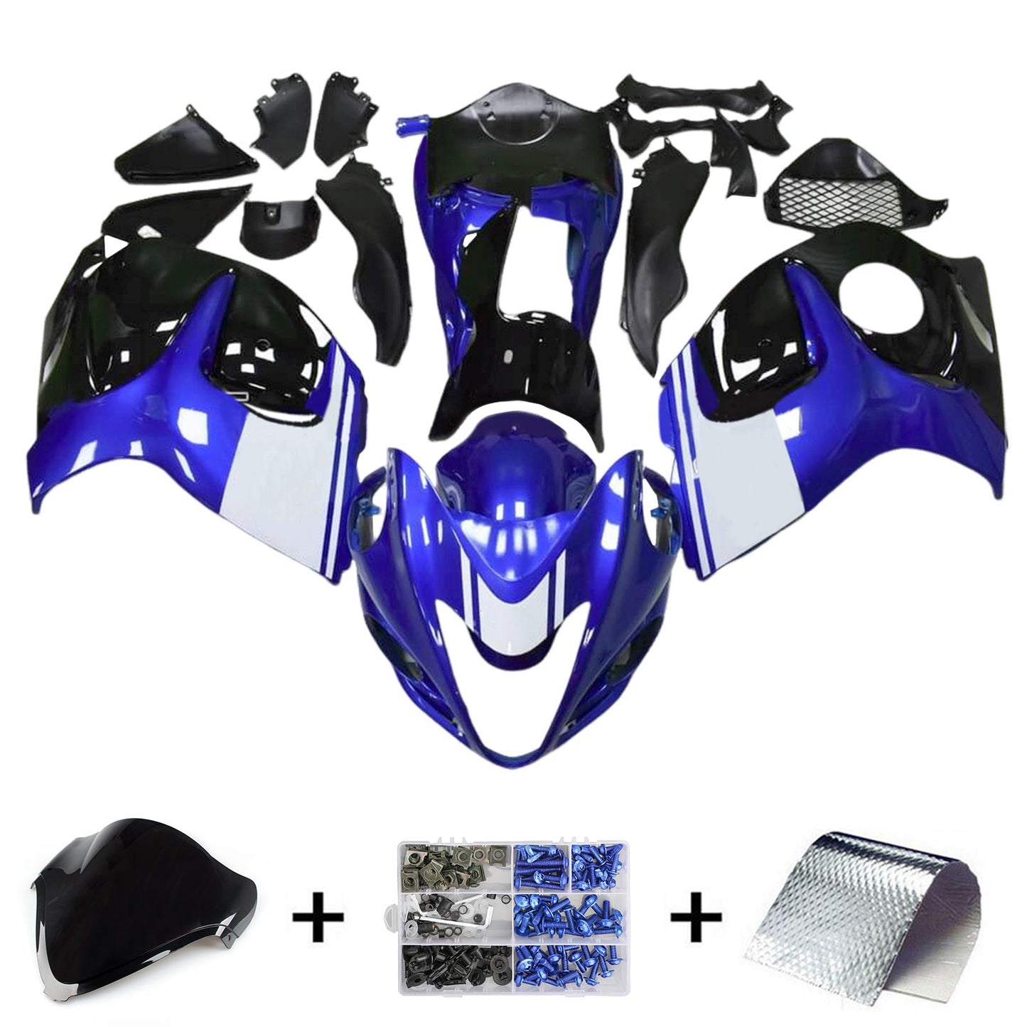2008-2020 Suzuki Hayabusa GSX1300R Injection Fairing Kit Bodywork Plastic ABS