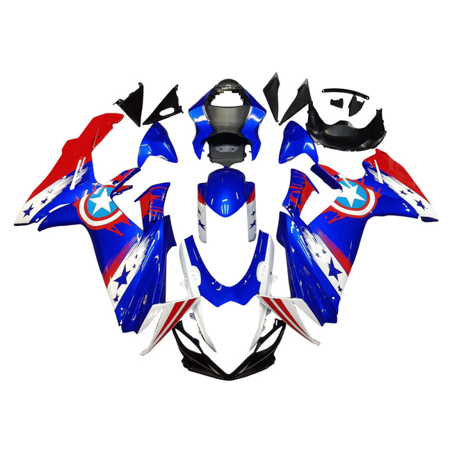 2011-2024 Suzuki GSXR 600/750 K11 Amotopart Injection Fairing Kit Bodywork Plastic ABS #101