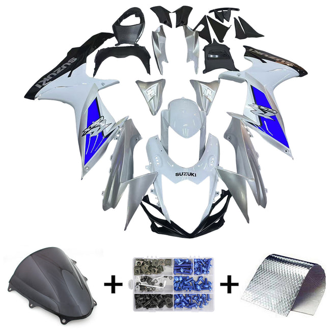 2011-2024 Suzuki GSXR 600/750 K11 Amotopart Injection Fairing Kit Bodywork Plastic ABS #101