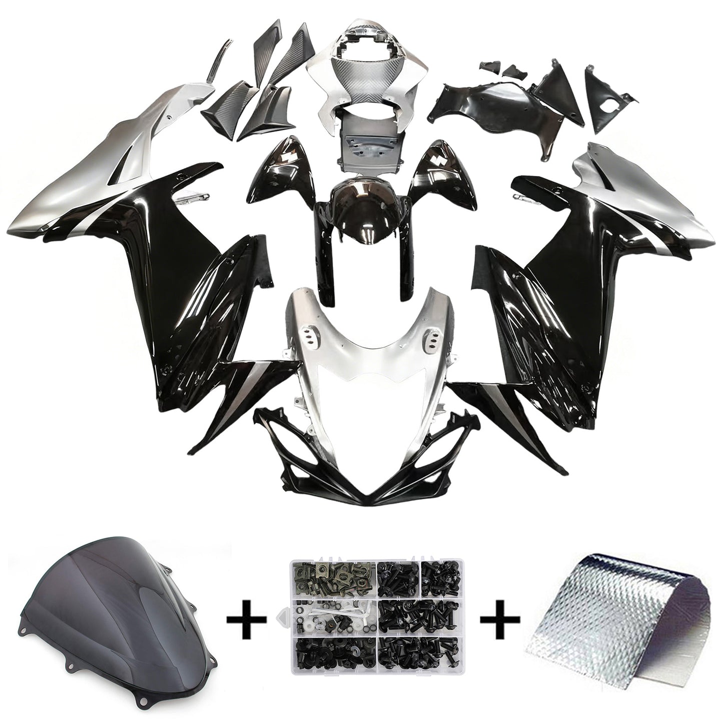 2011-2024 Suzuki GSXR 600/750 K11 Amotopart Injection Fairing Kit Bodywork Plastic ABS #101