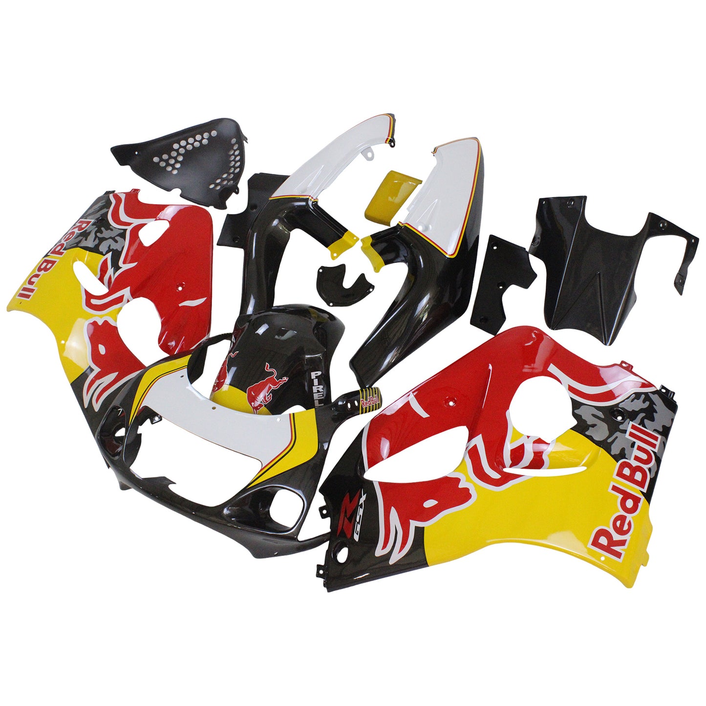 1996-2000 Suzuki GSXR 600/750 Amotopart Injection Fairing Kit Bodywork Plastic ABS #106